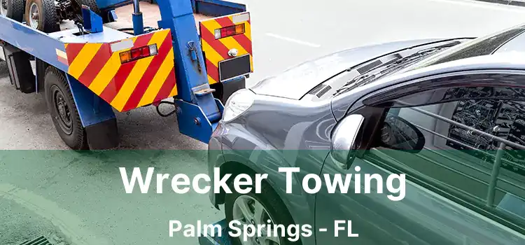 Wrecker Towing Palm Springs - FL